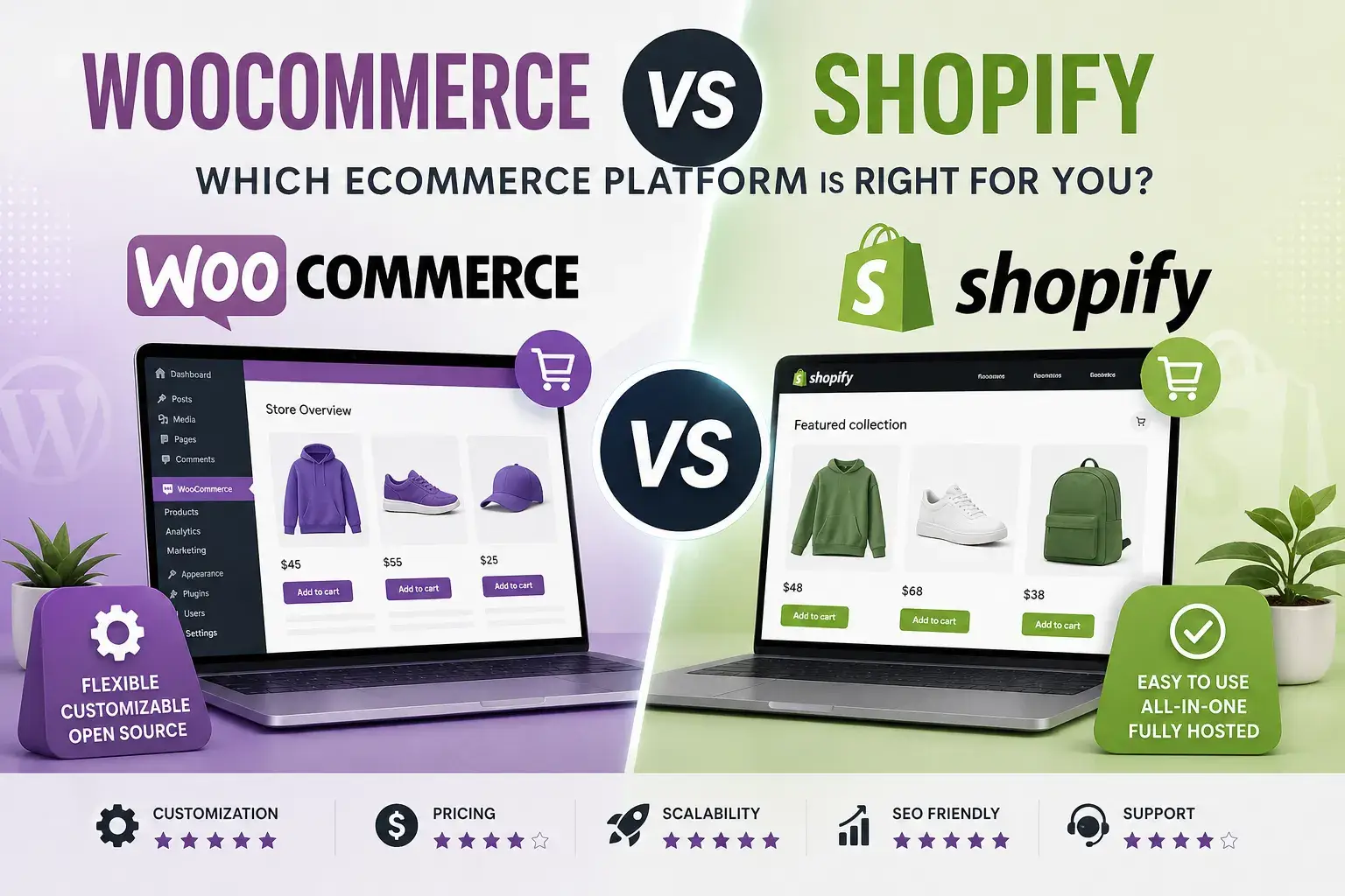 woocommerce vs shopify comparision From Concept to Code—We Bring Ideas to Life
